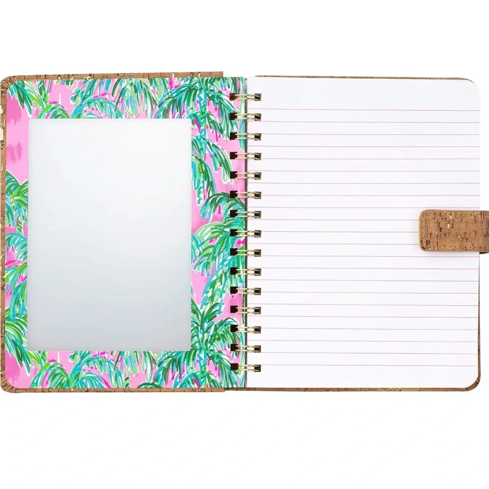 Lilly Pulitzer Cork Textured Planner Cover as is
